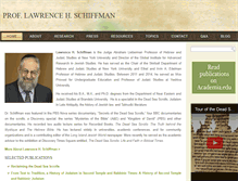 Tablet Screenshot of lawrenceschiffman.com